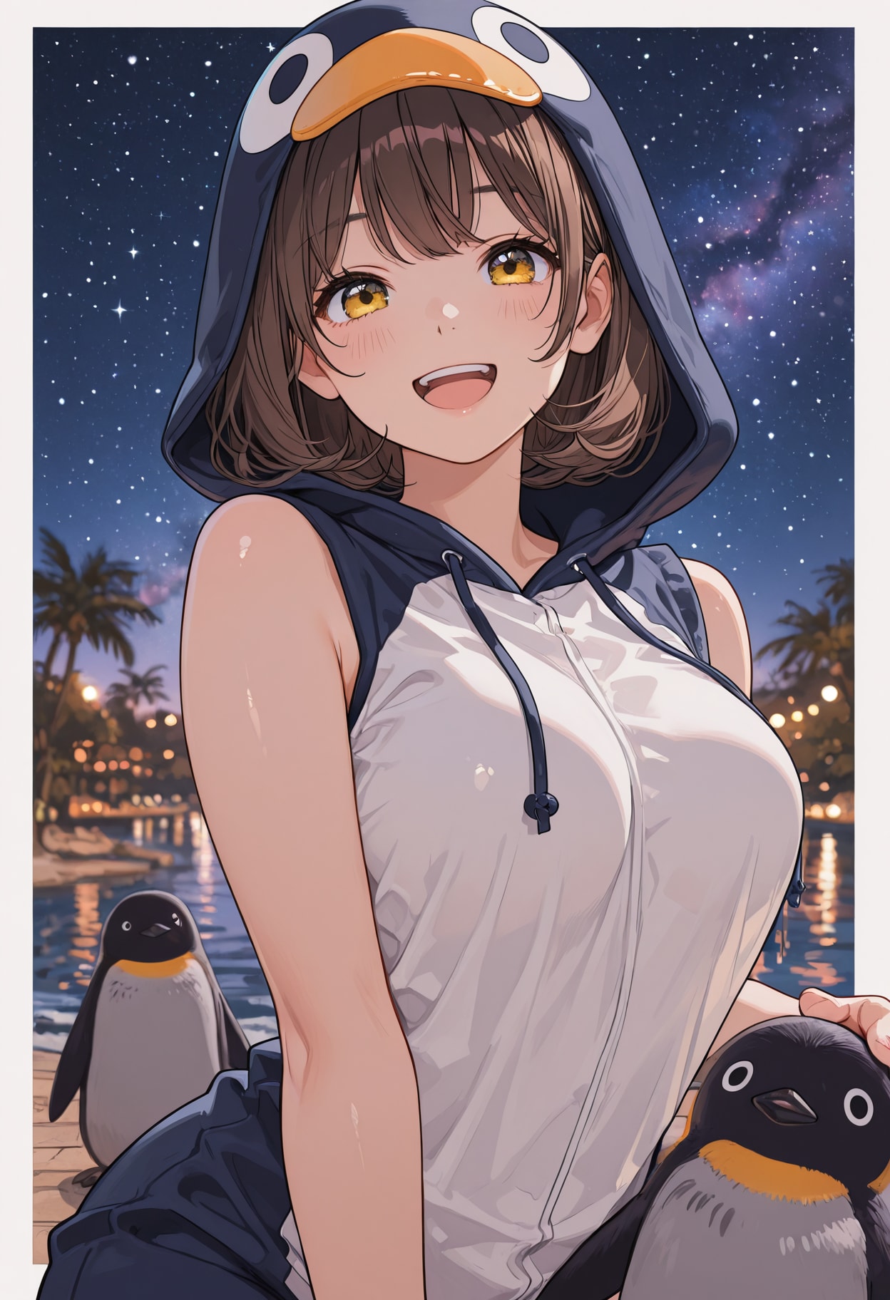 お嬢ちゃん、もう少し力を緩めてくれんか。