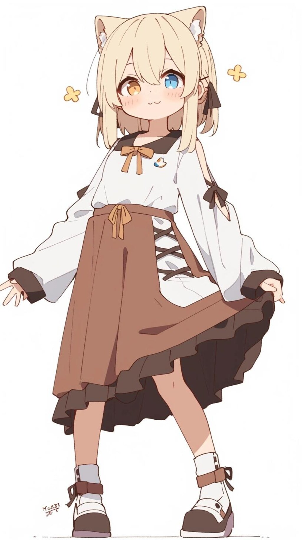 ロングスカート狐