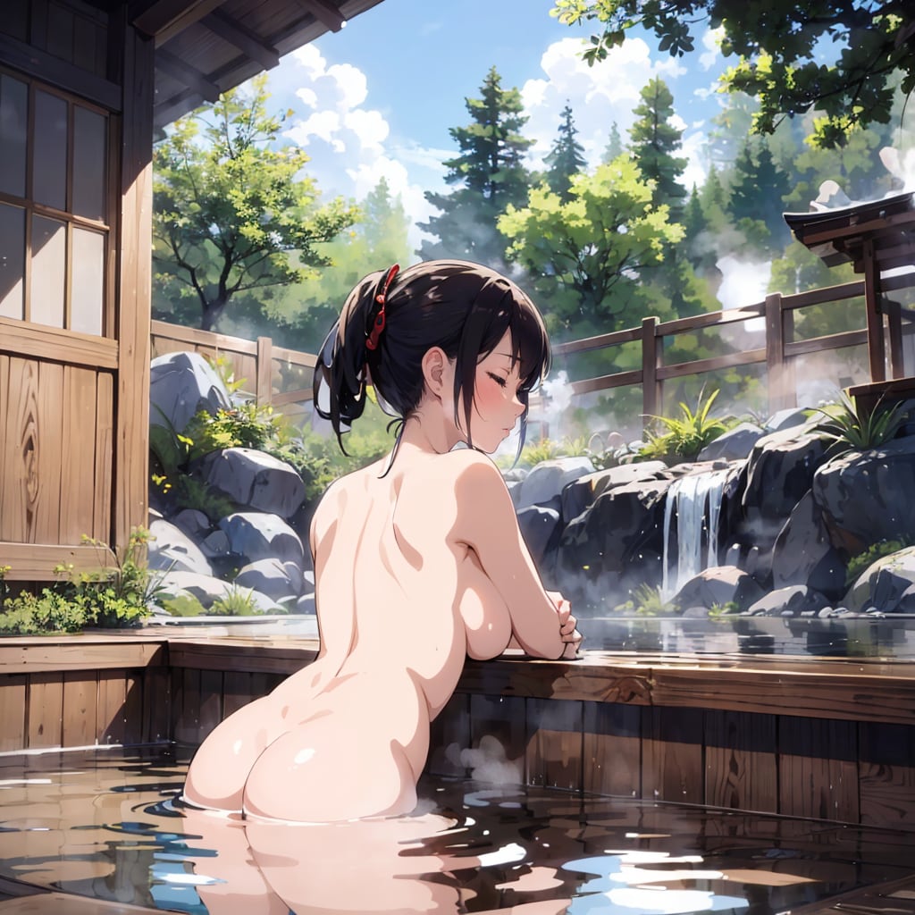 山奥の温泉