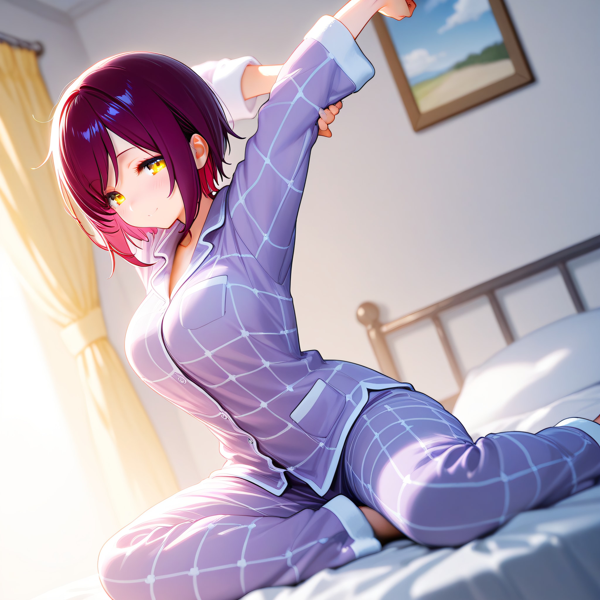 おはようございます（挨拶メイドの芽衣ちゃん） | の人気AIイラスト・グラビア