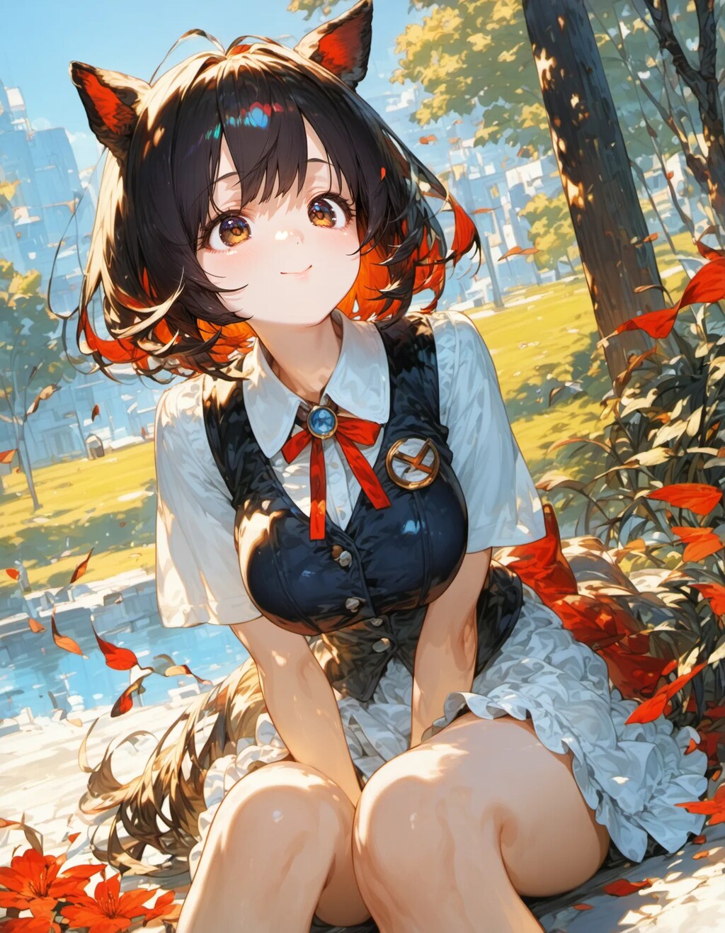 Autumn Fox Schoolgirl