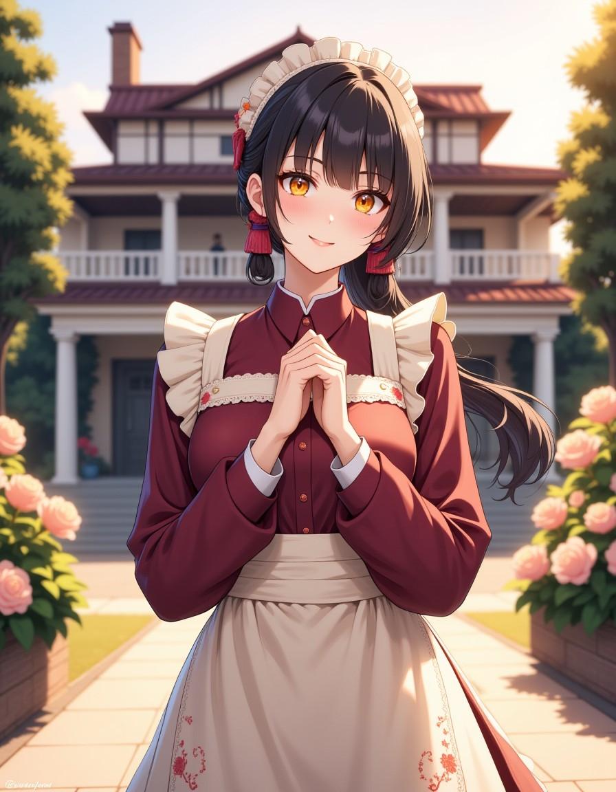 大正ロマンメイド | の人気AIイラスト・グラビア