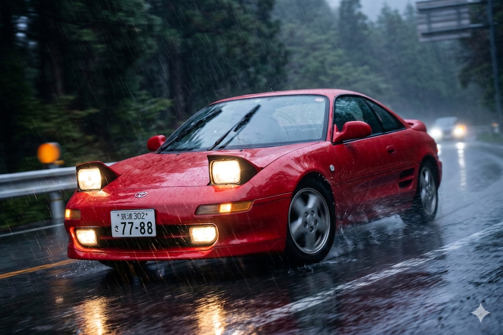 雨天のミッドシップ