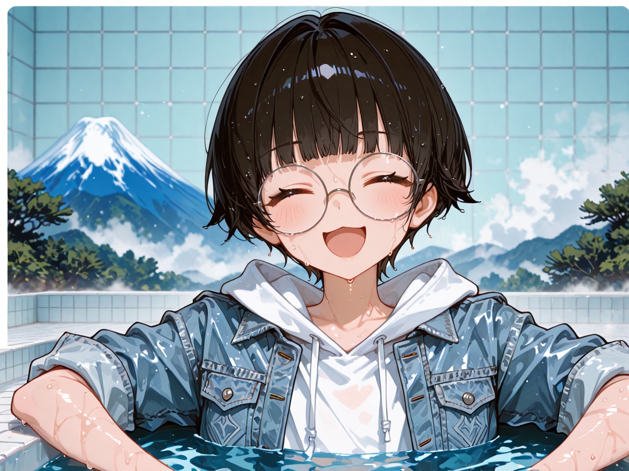 健全銭湯 | の人気AIイラスト・グラビア