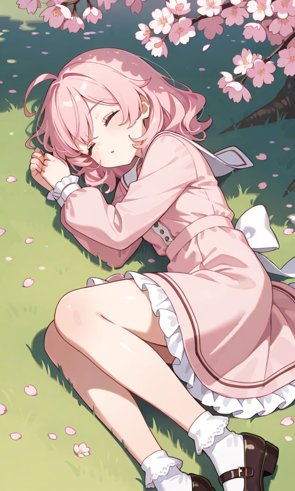 桜の眠り娘