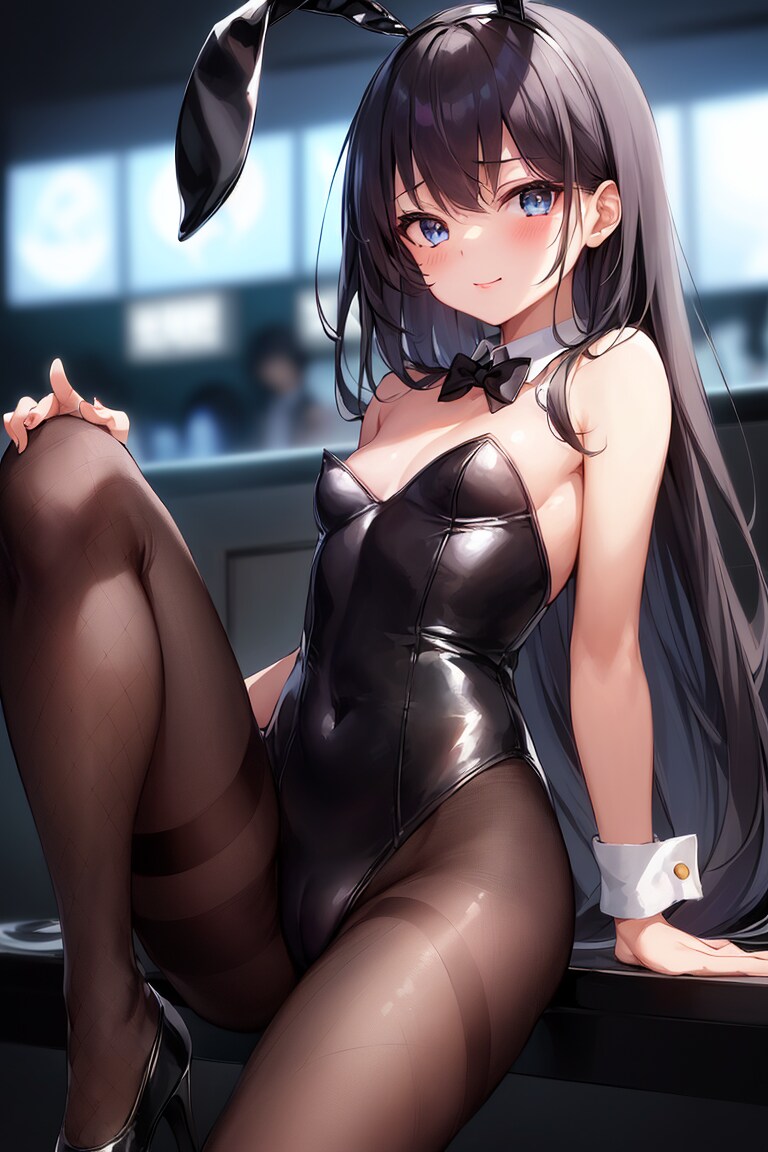 黒髪お嬢様・バニー