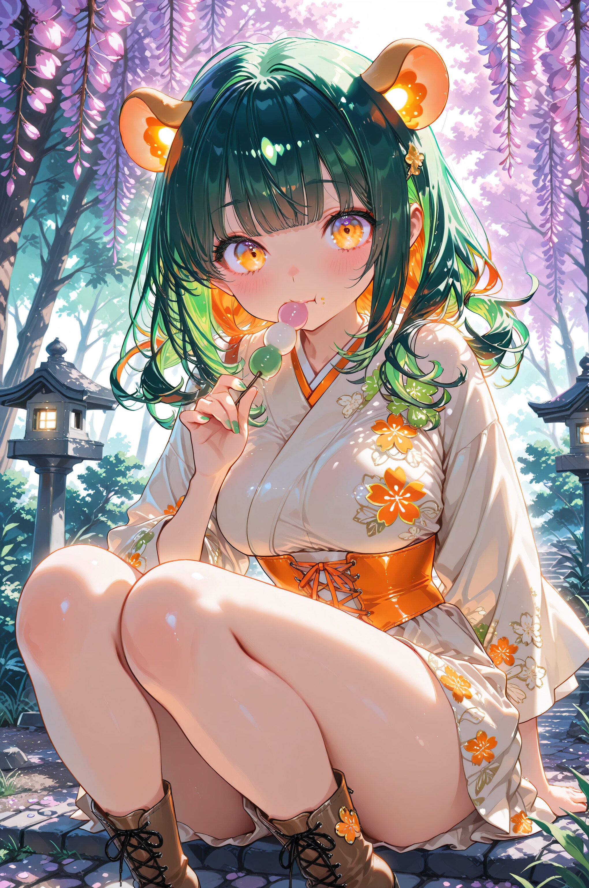 藤の花より団子ですっ！