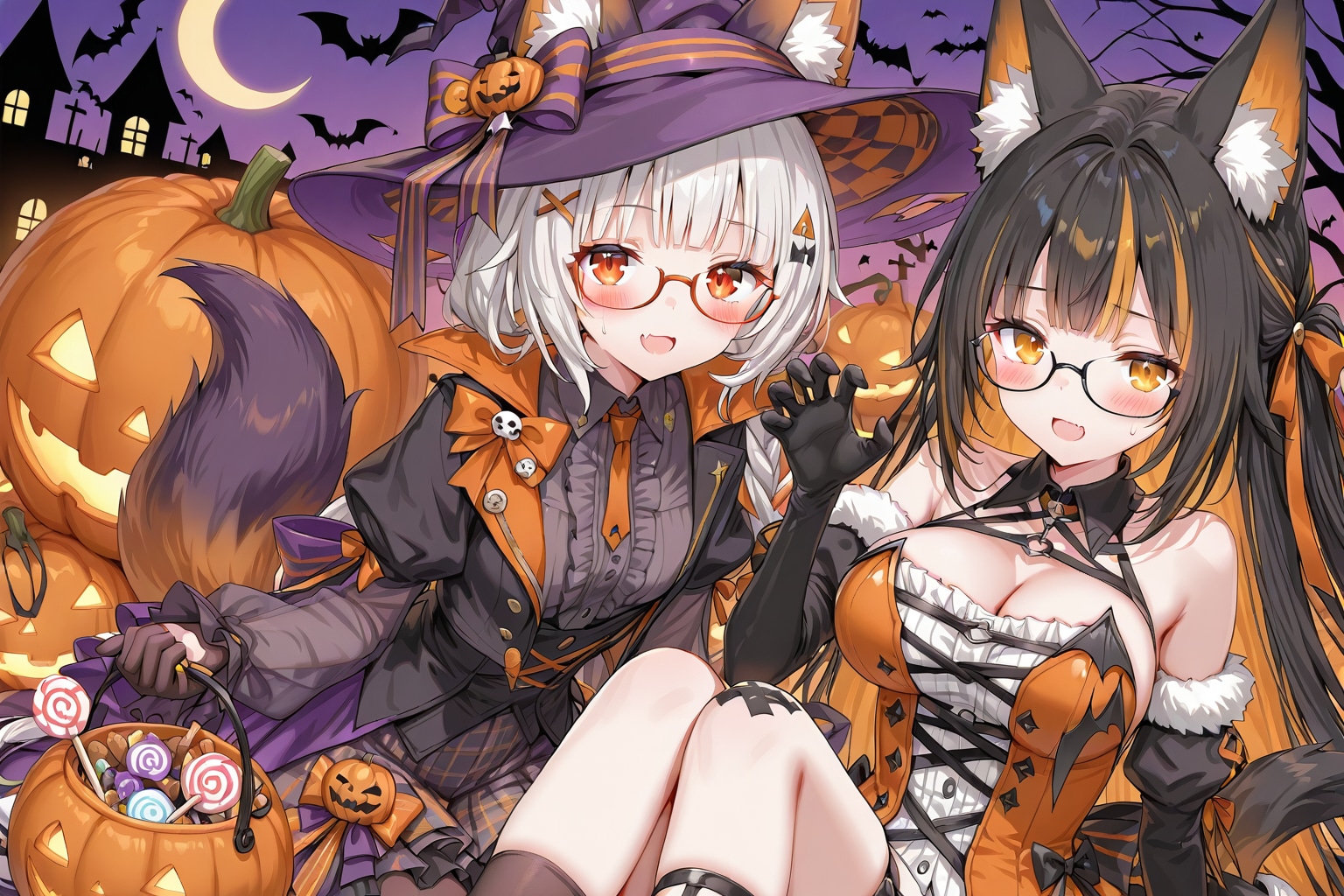 ハロウィンのキツネ姫