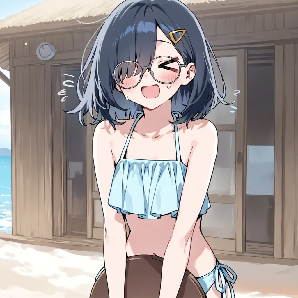 水着とお仕事