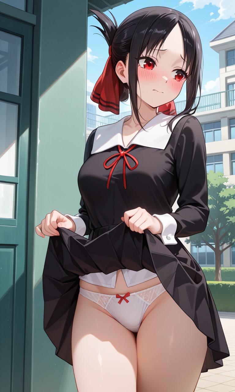 校舎裏で見せてくれるかぐやさん