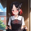 校舎裏で見せてくれるかぐやさん 3枚目