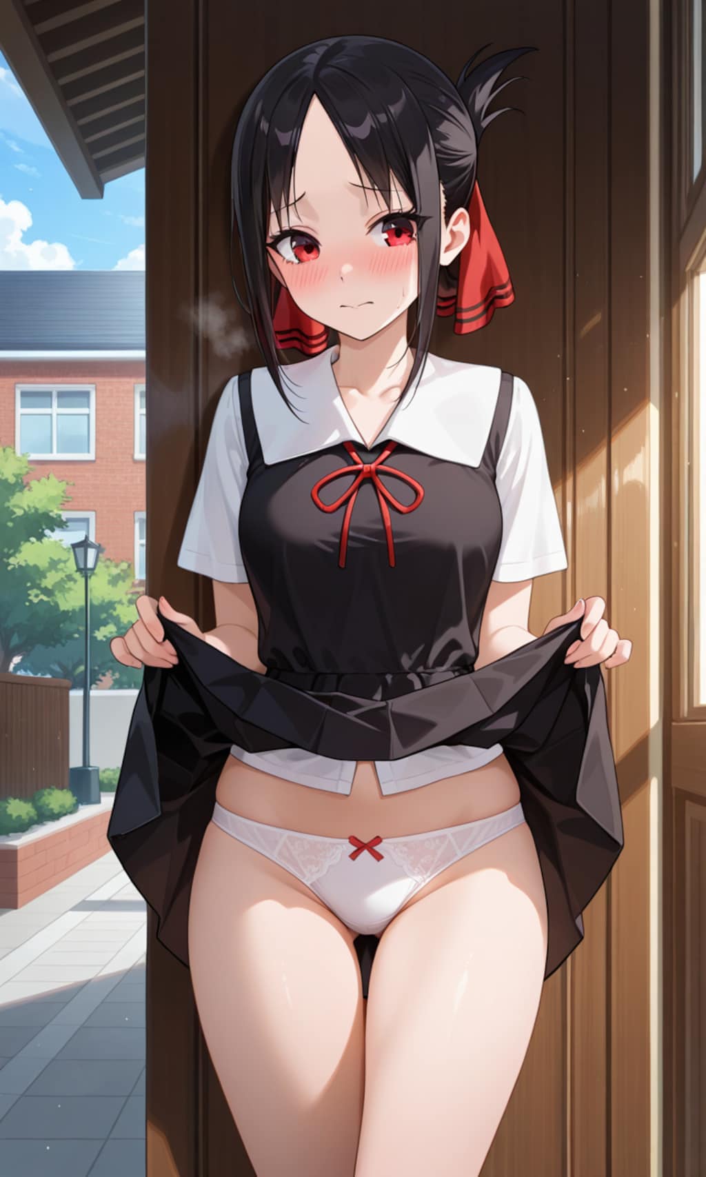 校舎裏で見せてくれるかぐやさん