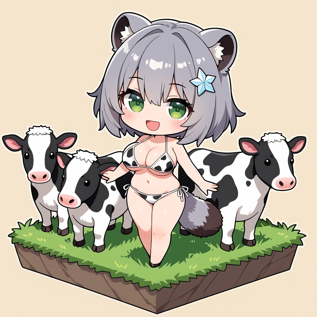ユキタヌキちゃん【至高の牛ビキニ】