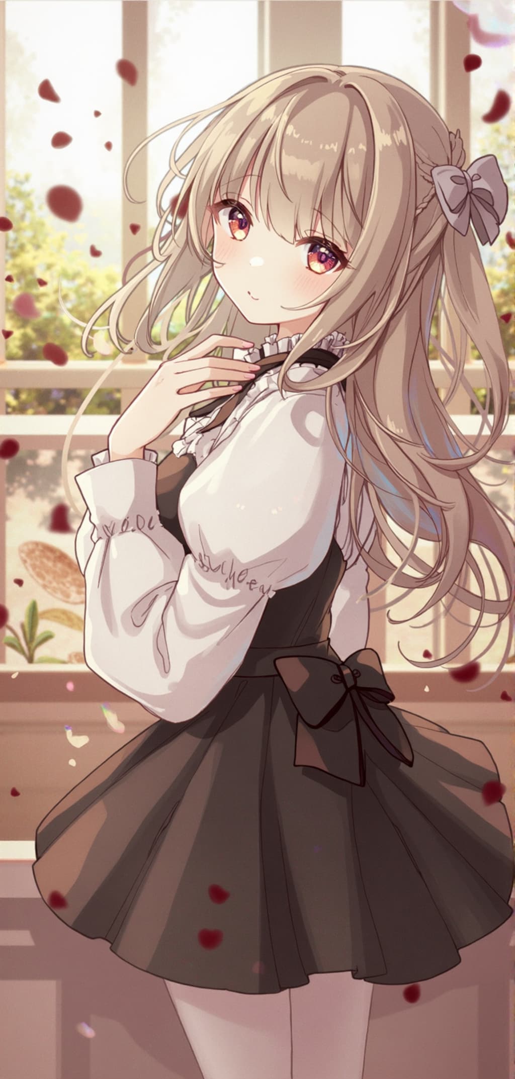 散華する窓辺の乙女