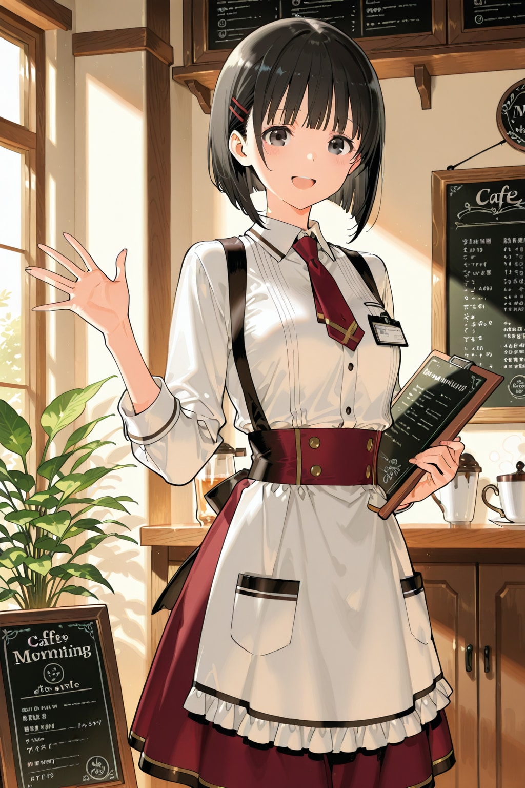 妹ちゃん✨カフェへようこそ‼️🥰☕️✨２４１ | の人気AIイラスト・グラビア