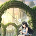 古代遺跡で釣りをする 4枚目