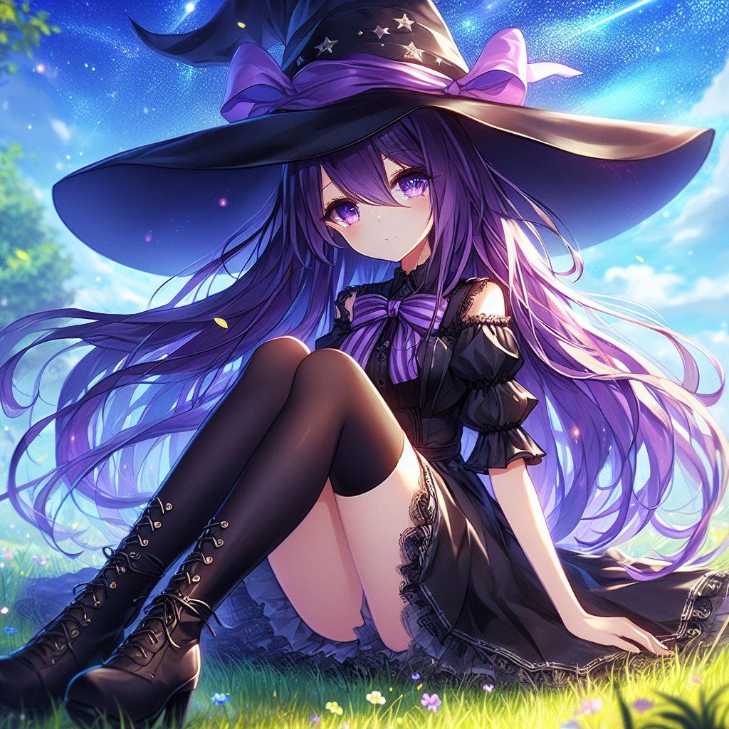 紫髪の魔法使い🧙