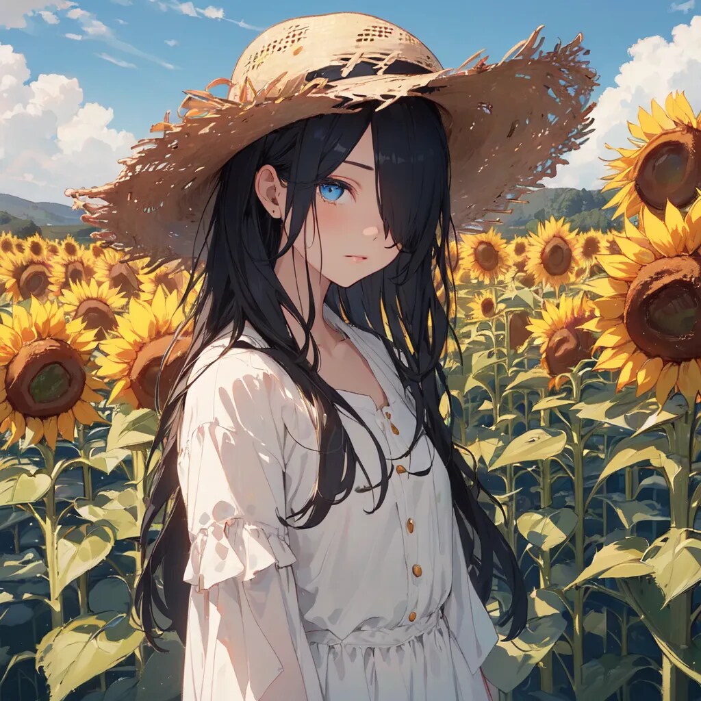 夏に現れる不思議な人 | の人気AIイラスト・グラビア