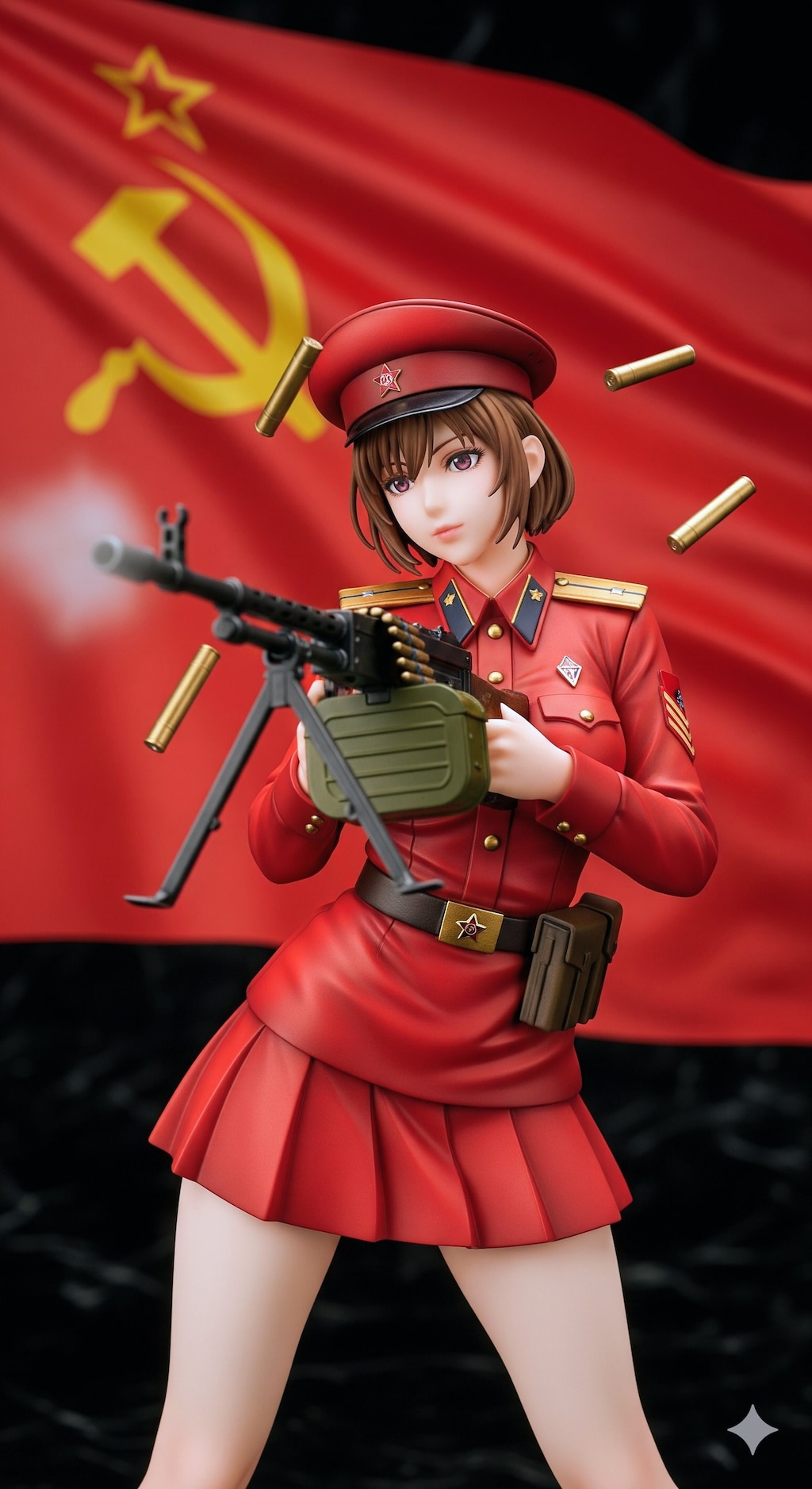 ソ連赤軍マシンガン＆スナイパーお姉やん