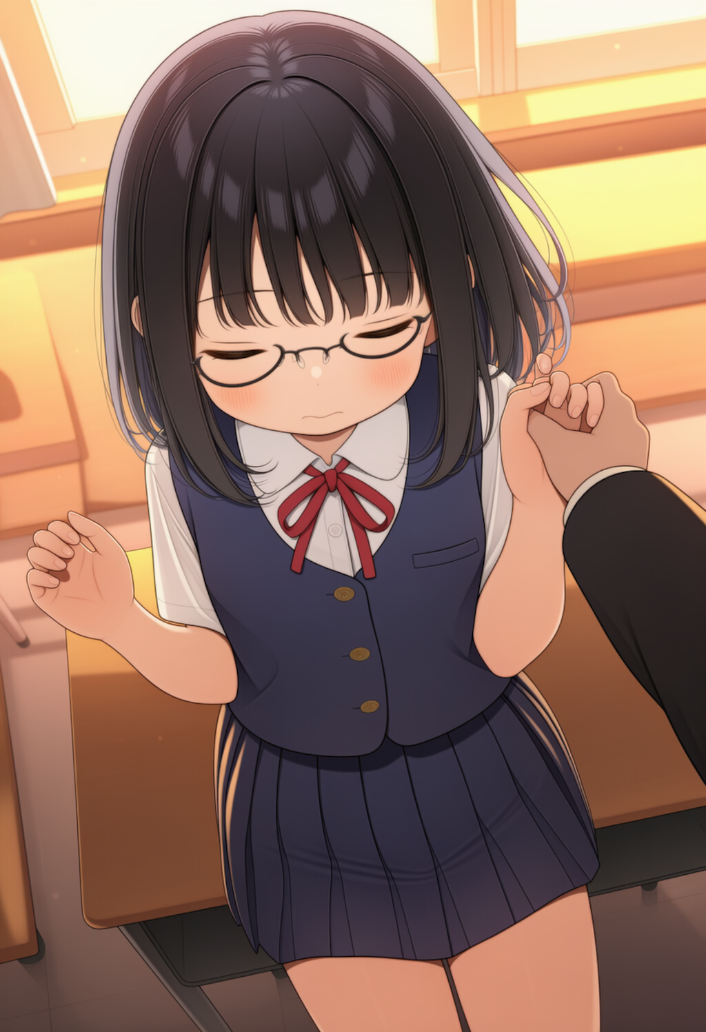 真面目な眼鏡ちゃんが担任にヤラレちゃう話②_260729