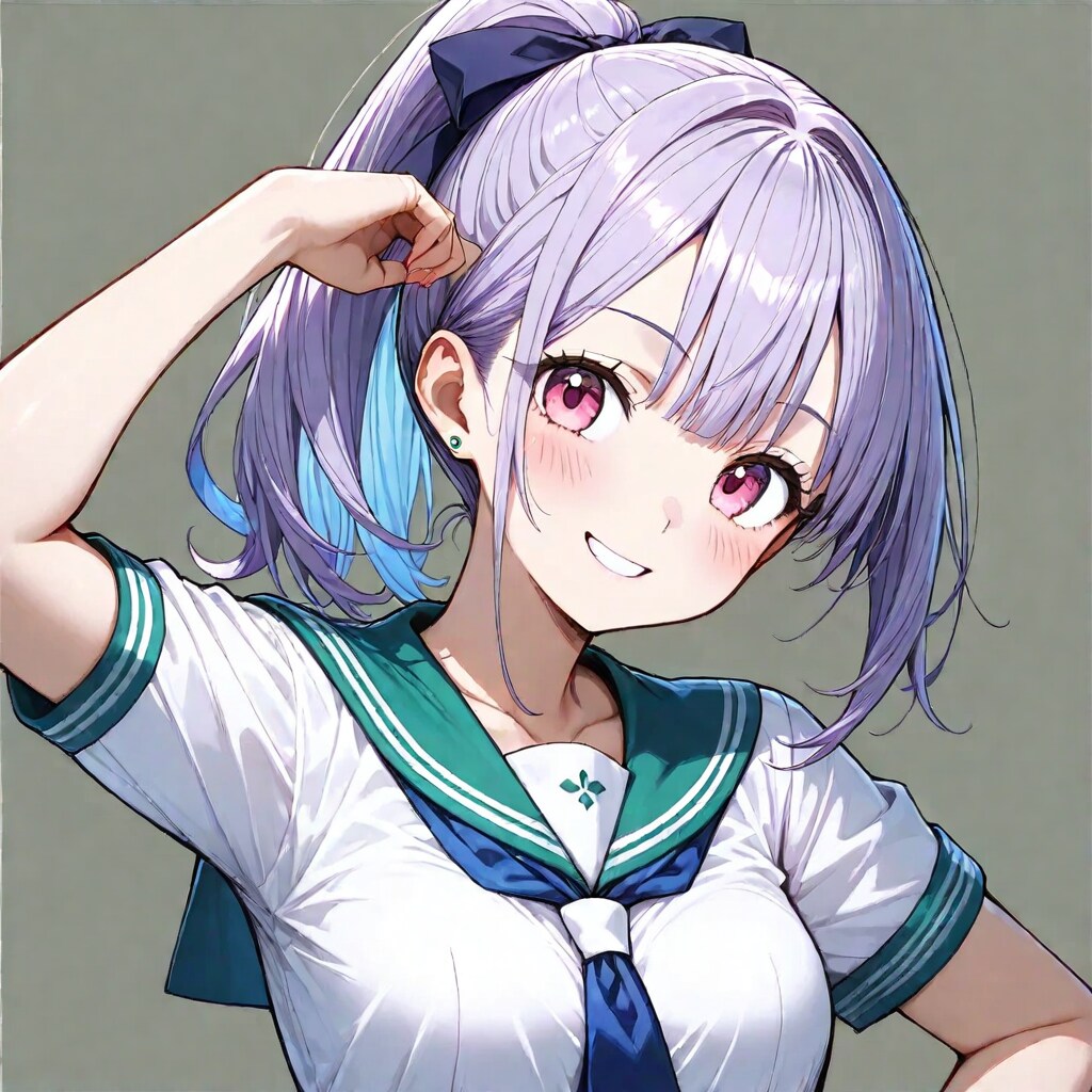紫髪少女 3【AURA】