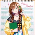 新モデルのLILACを美咲さんを過去作の図書館を背景に手書き加工生成しました❤️ 2枚目