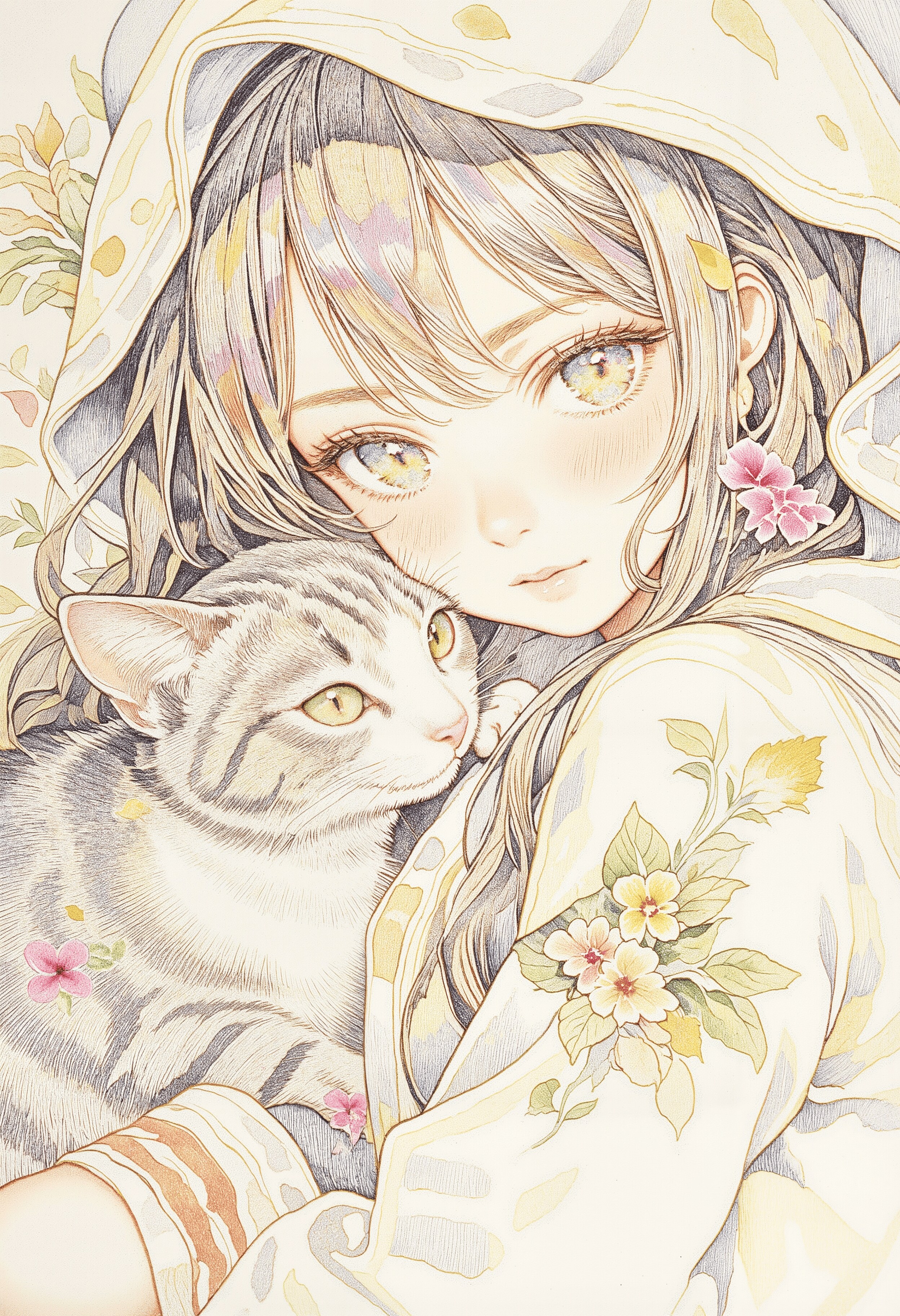 猫と少女 2 | の人気AIイラスト・グラビア
