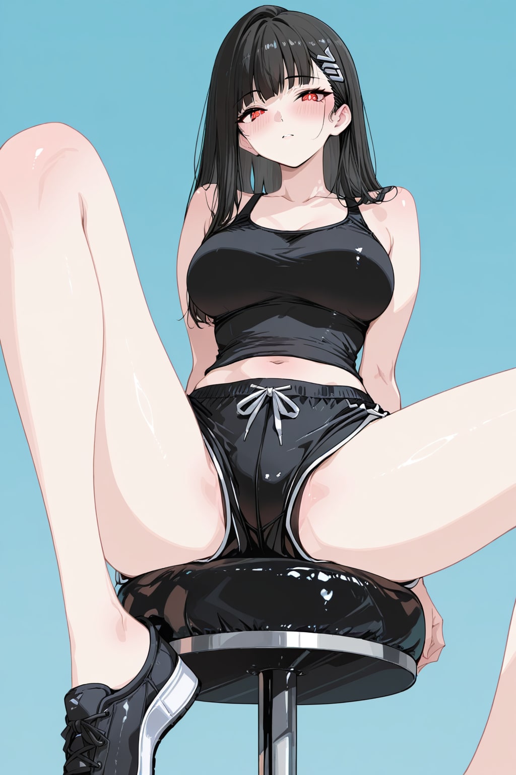 椅子に座る_APRICOT