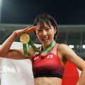 陸上女子、金メダル 7枚目