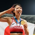 陸上女子、金メダル 6枚目