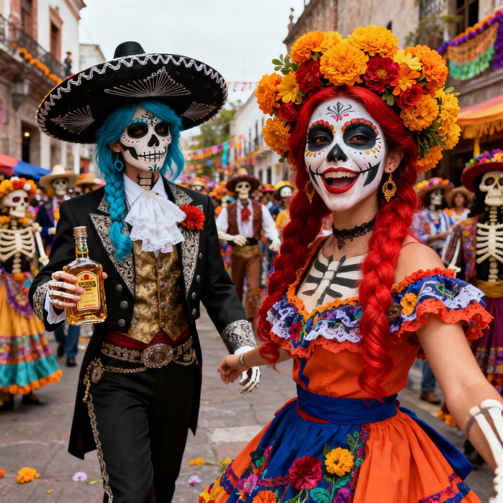 死者の日の２人