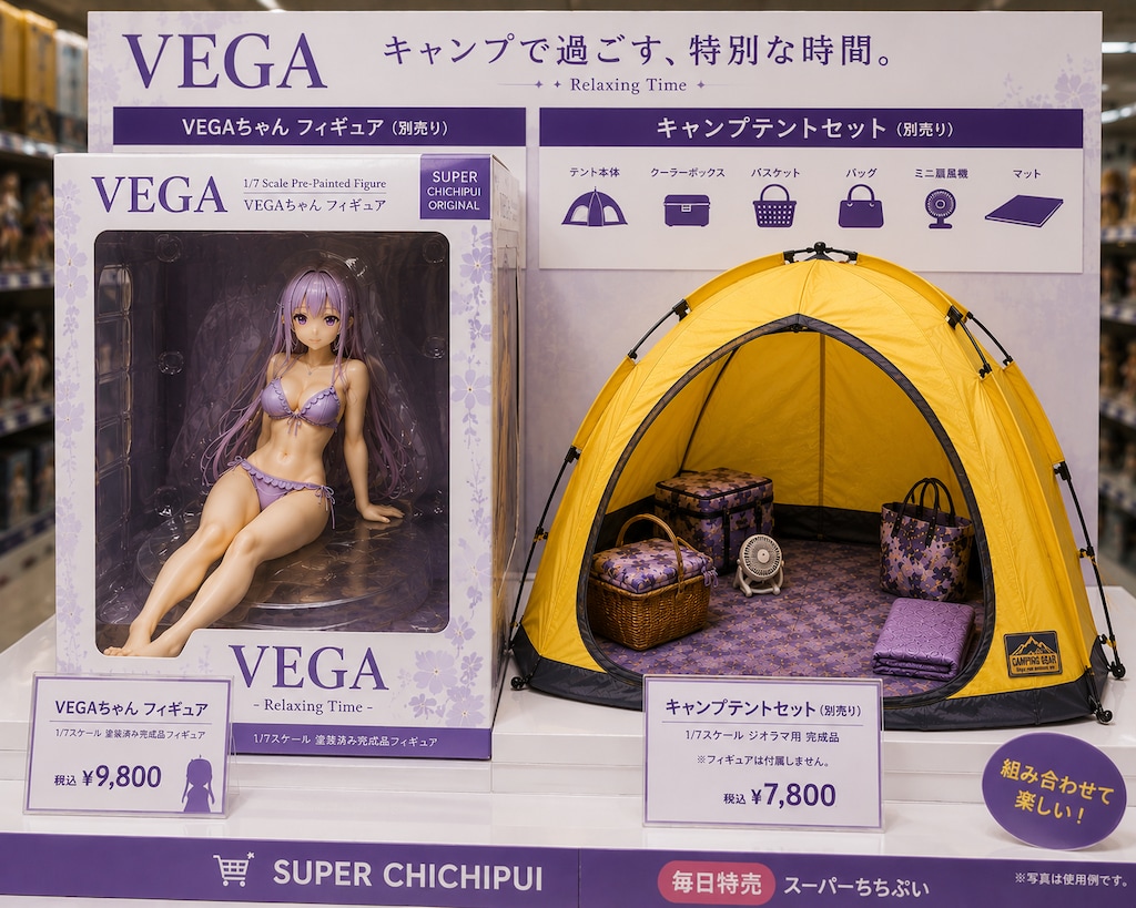 きょうのVEGAちゃんのボツ画像とフィギュア２