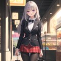イメチェンして1日を過ごしたエルファシアさん16歳 2枚目