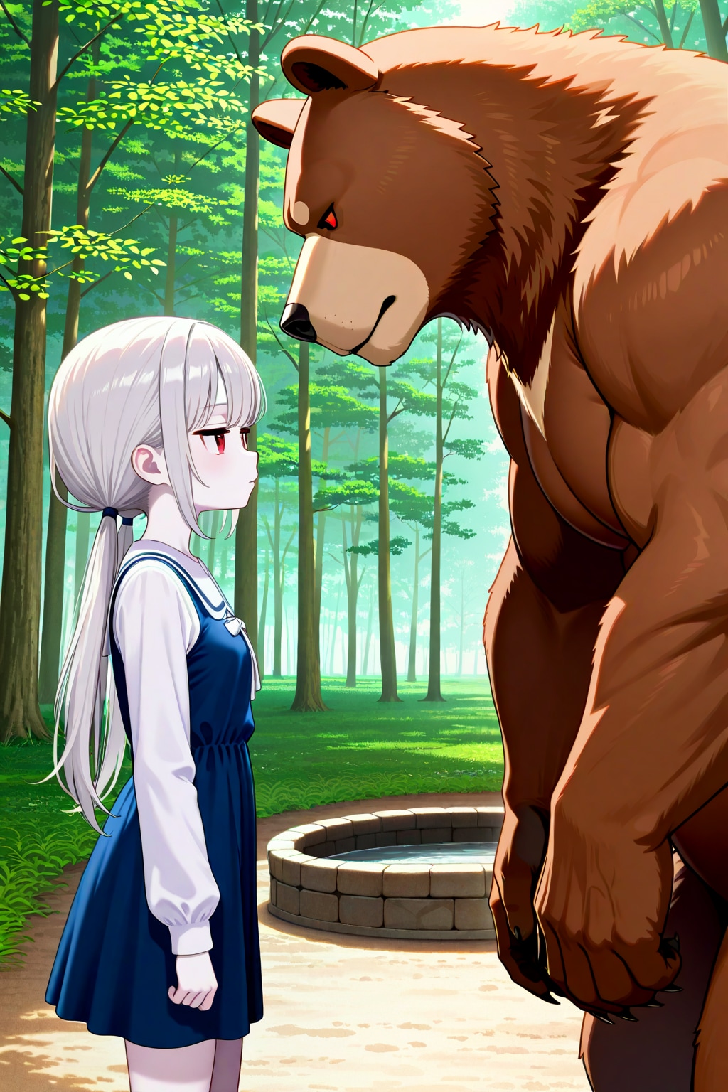 うちの子と森の熊さん