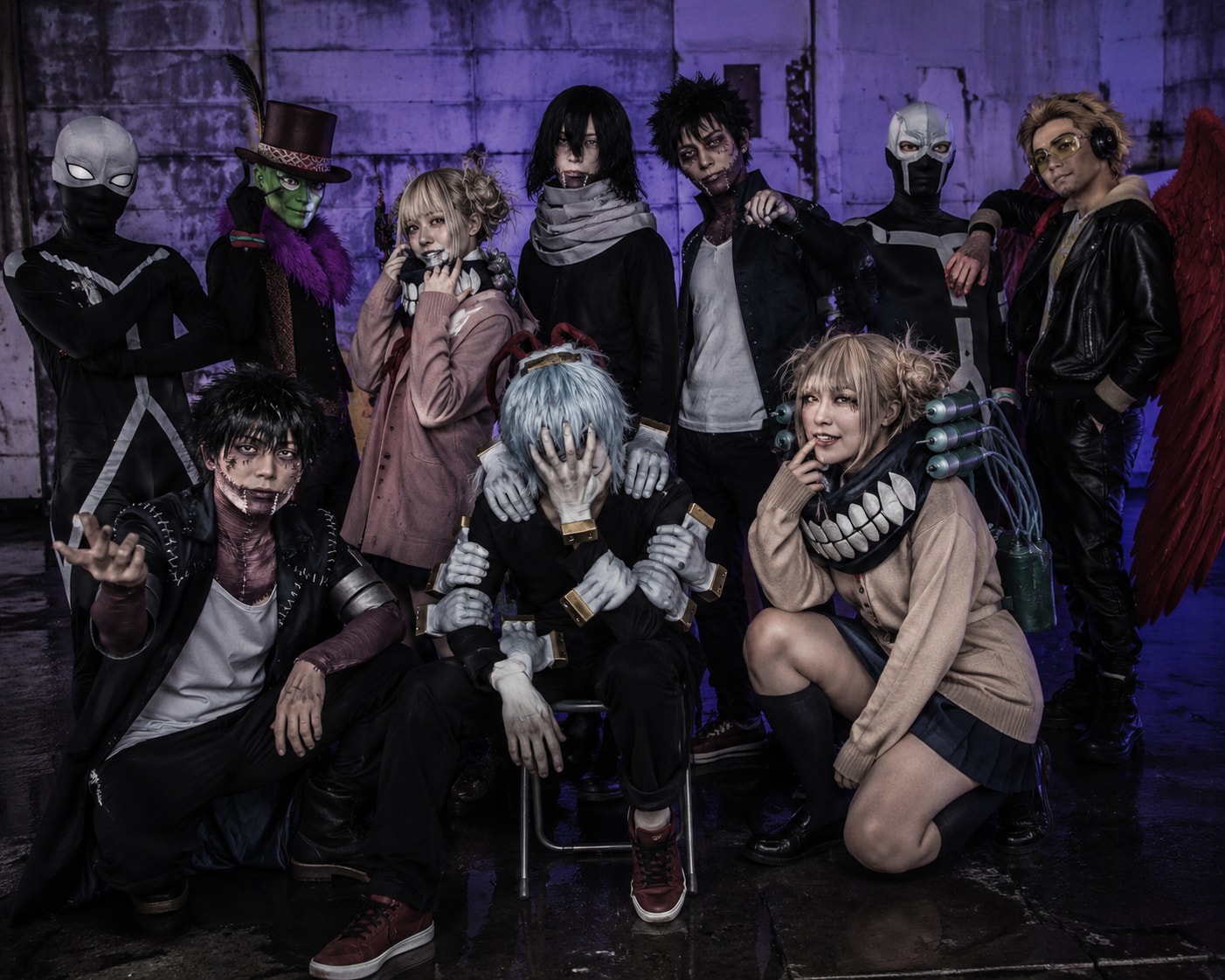 ヴィラン連合のコスプレイヤー達