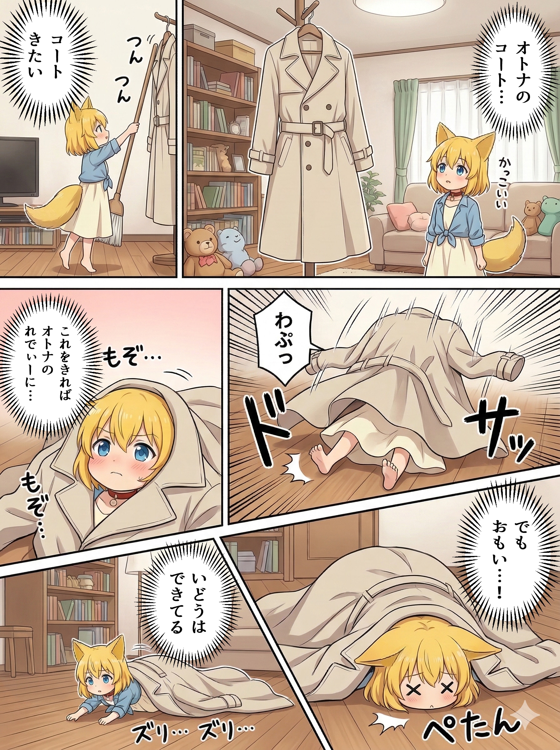 大人にあこがれて形から入ろうとするキツネ | の人気AIイラスト・グラビア