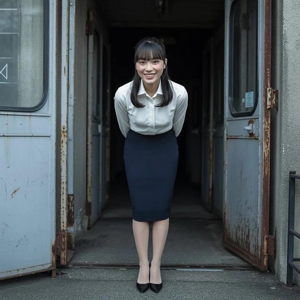 スーツ女子とトンネル