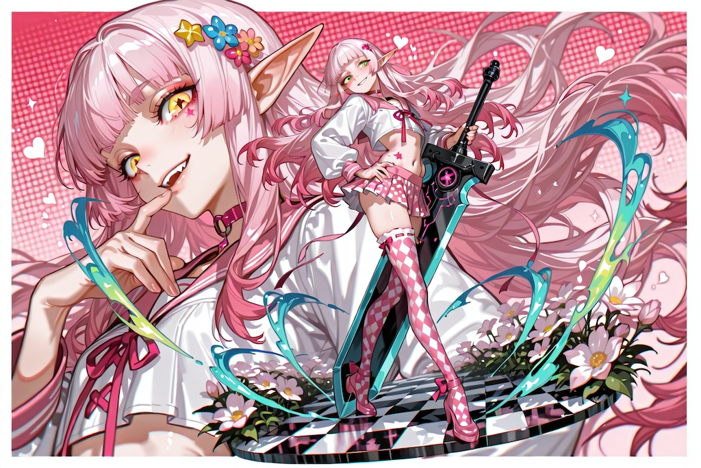 エルフの女の子