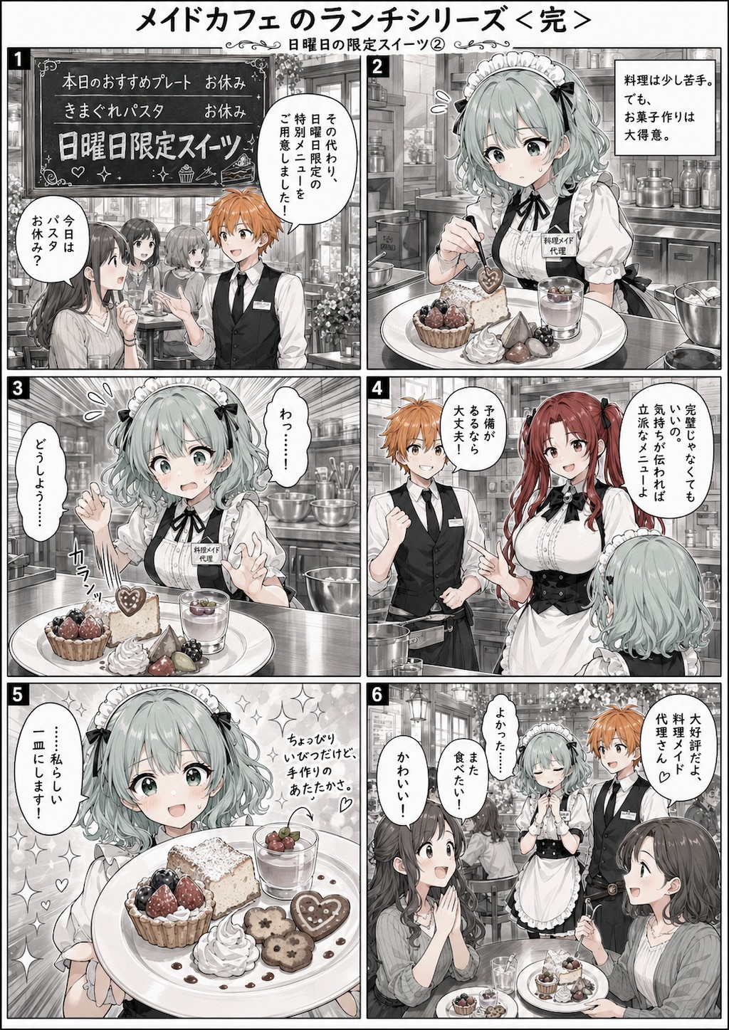 メイドカフェのランチシリーズ＜完＞