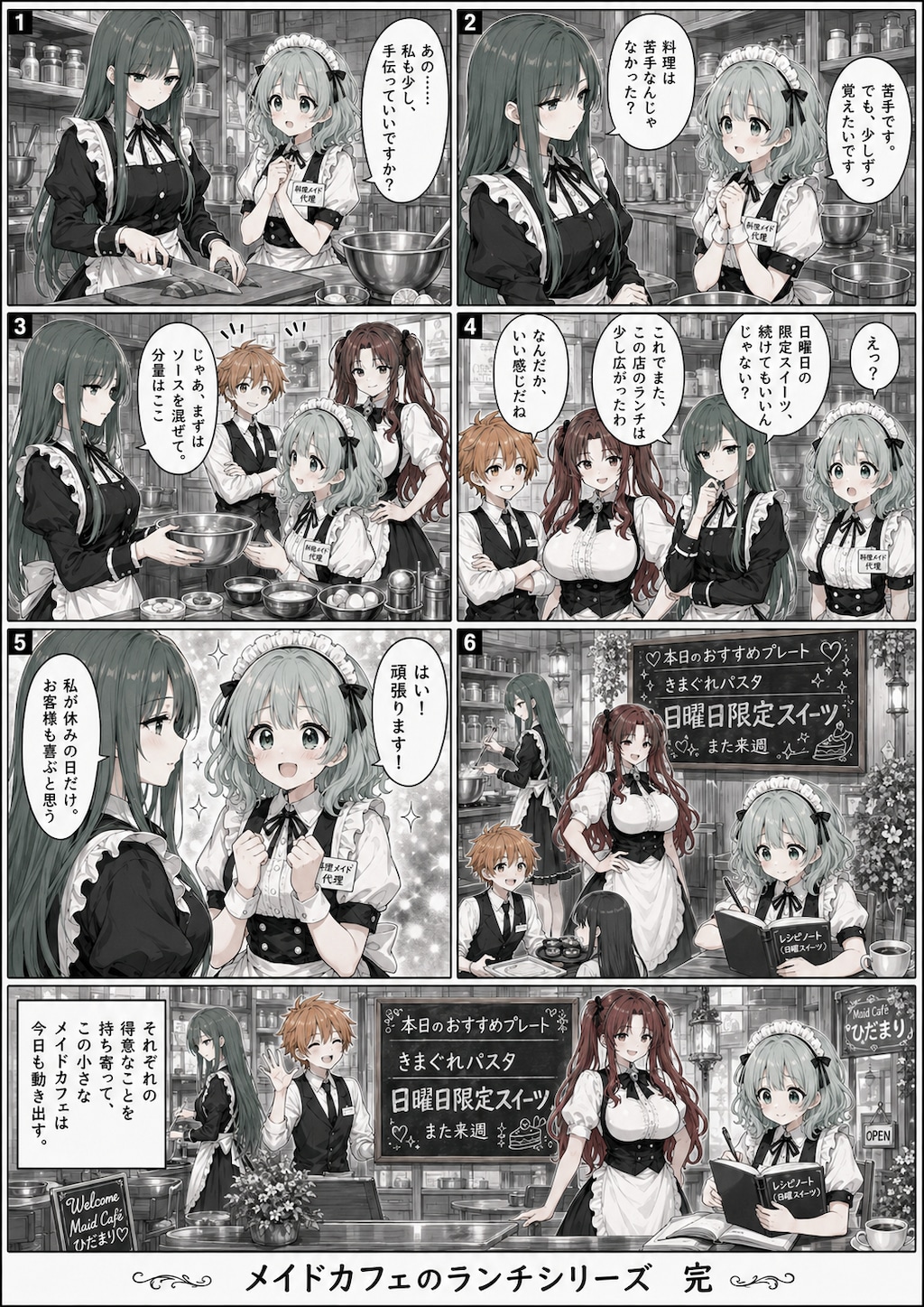 メイドカフェのランチシリーズ＜完＞
