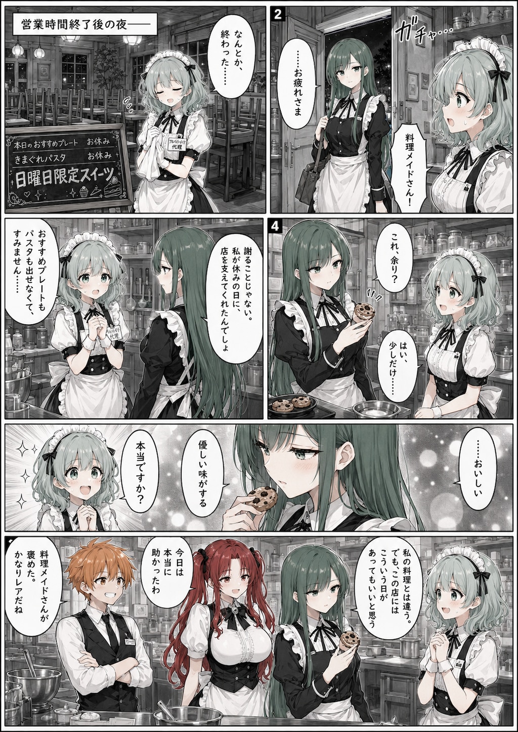 メイドカフェのランチシリーズ＜完＞