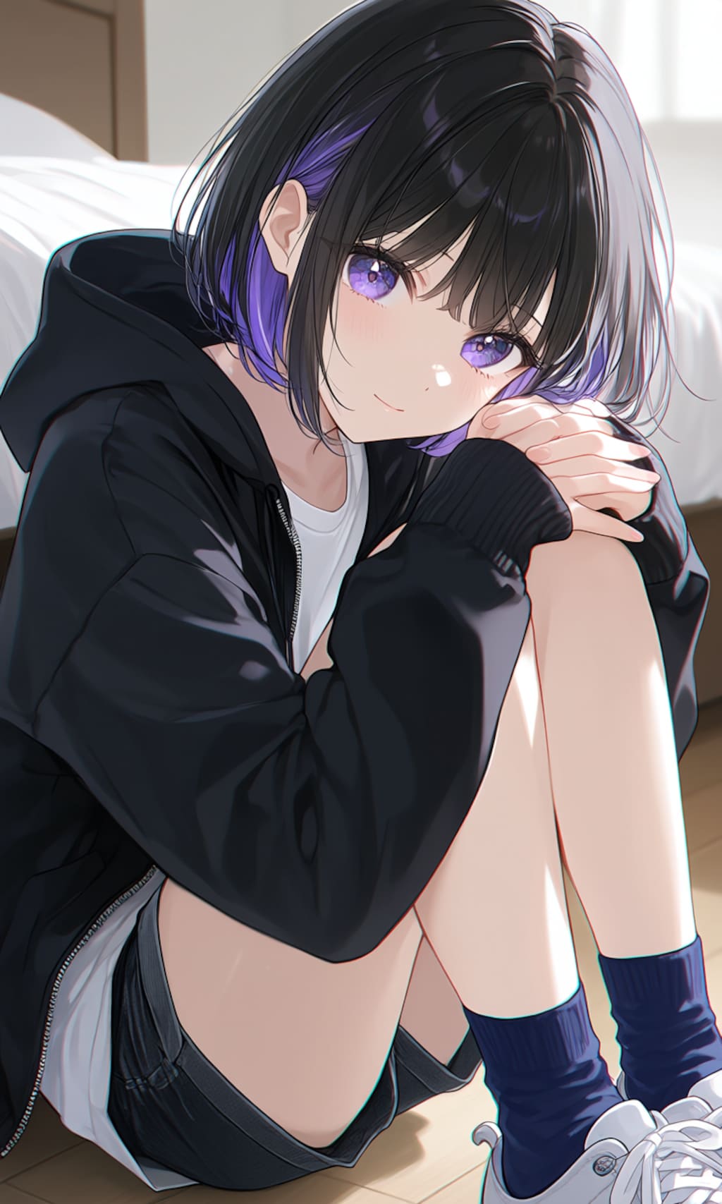 紫色が似合う女の子92