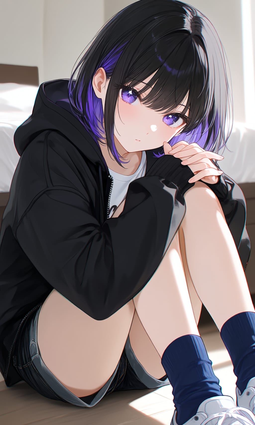 紫色が似合う女の子92