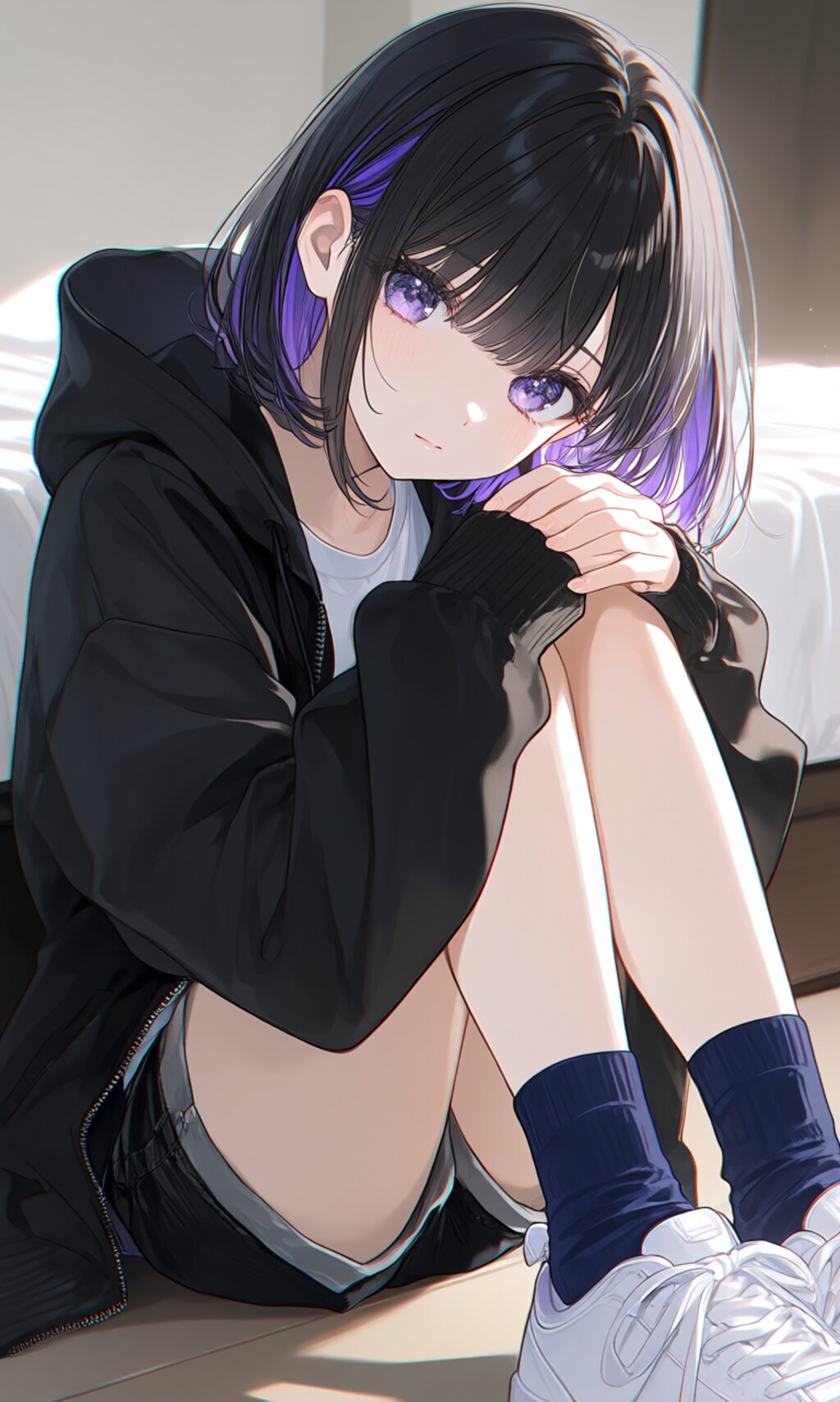 紫色が似合う女の子92