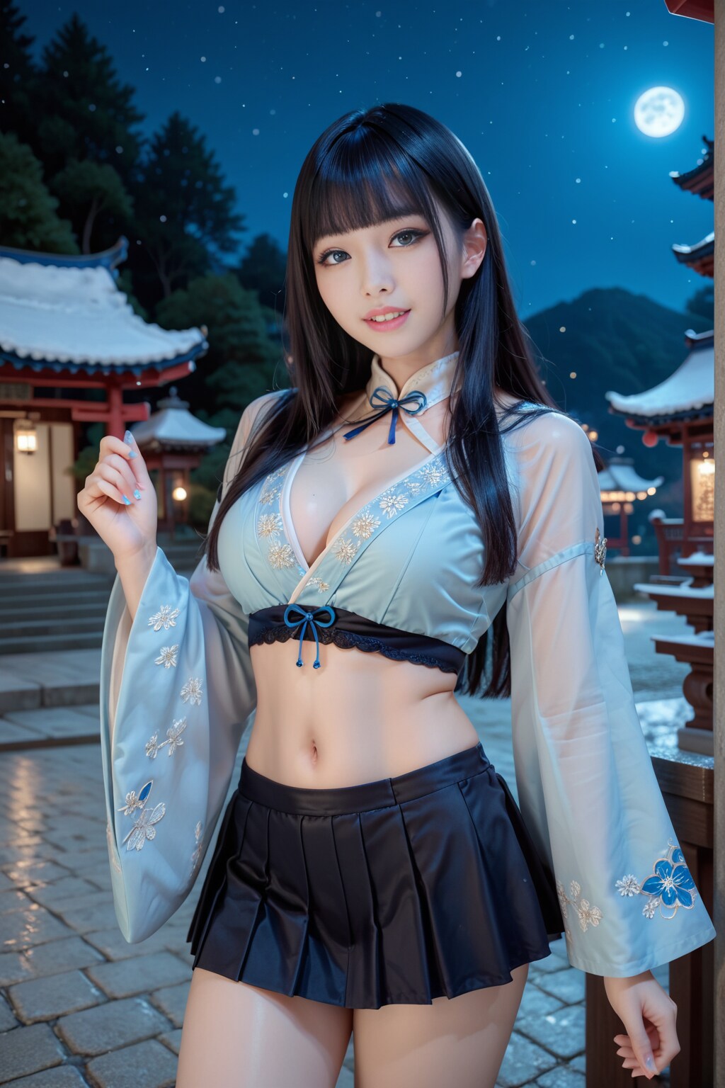 シアンブルーの巫女