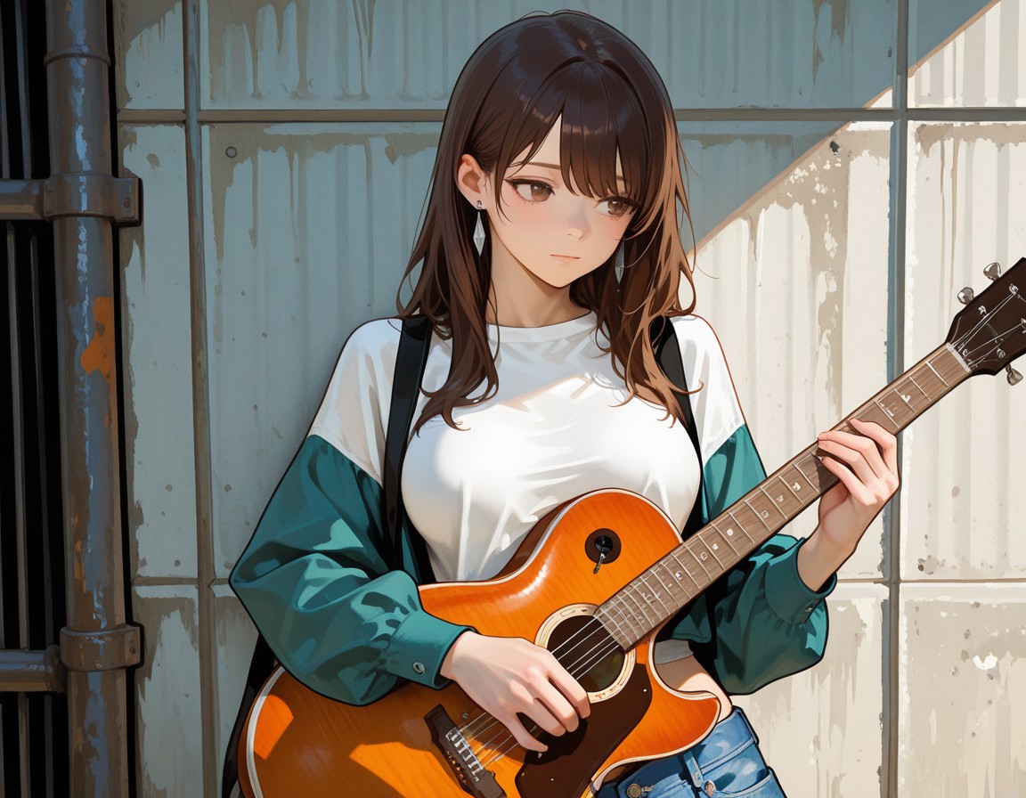 路上ミュージシャン | の人気AIイラスト・グラビア