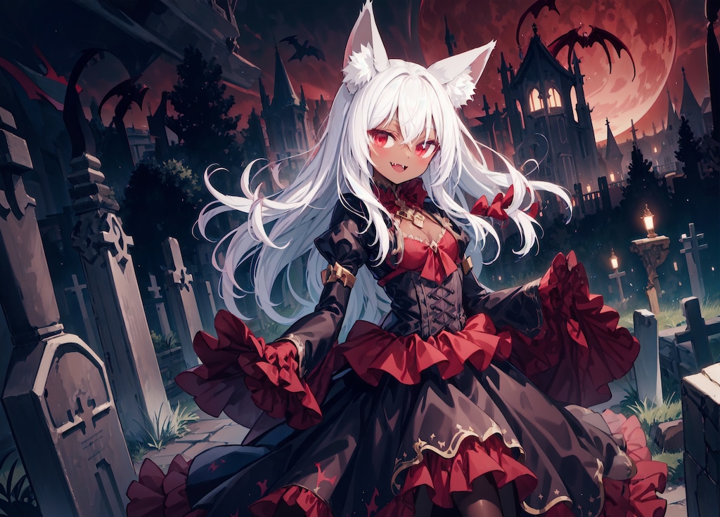 ヴァンパイア狐娘