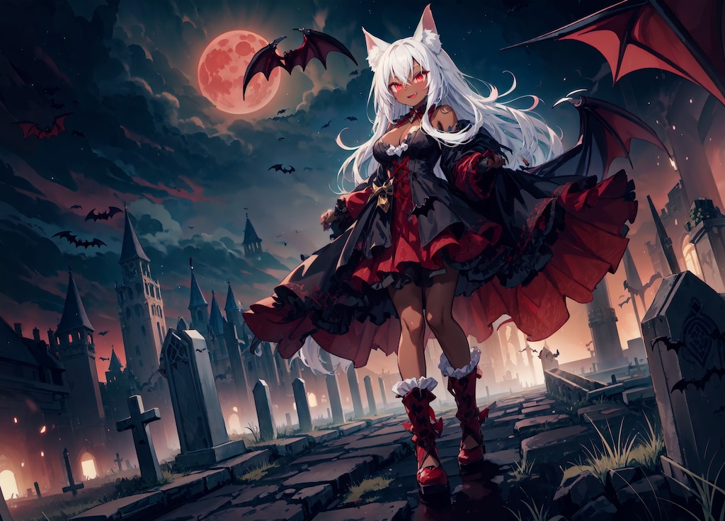 ヴァンパイア狐娘