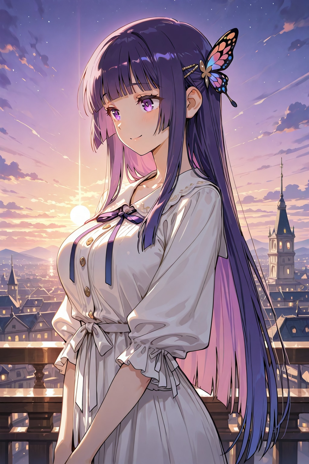 ちちぷい画像生成② 紫音ちゃん