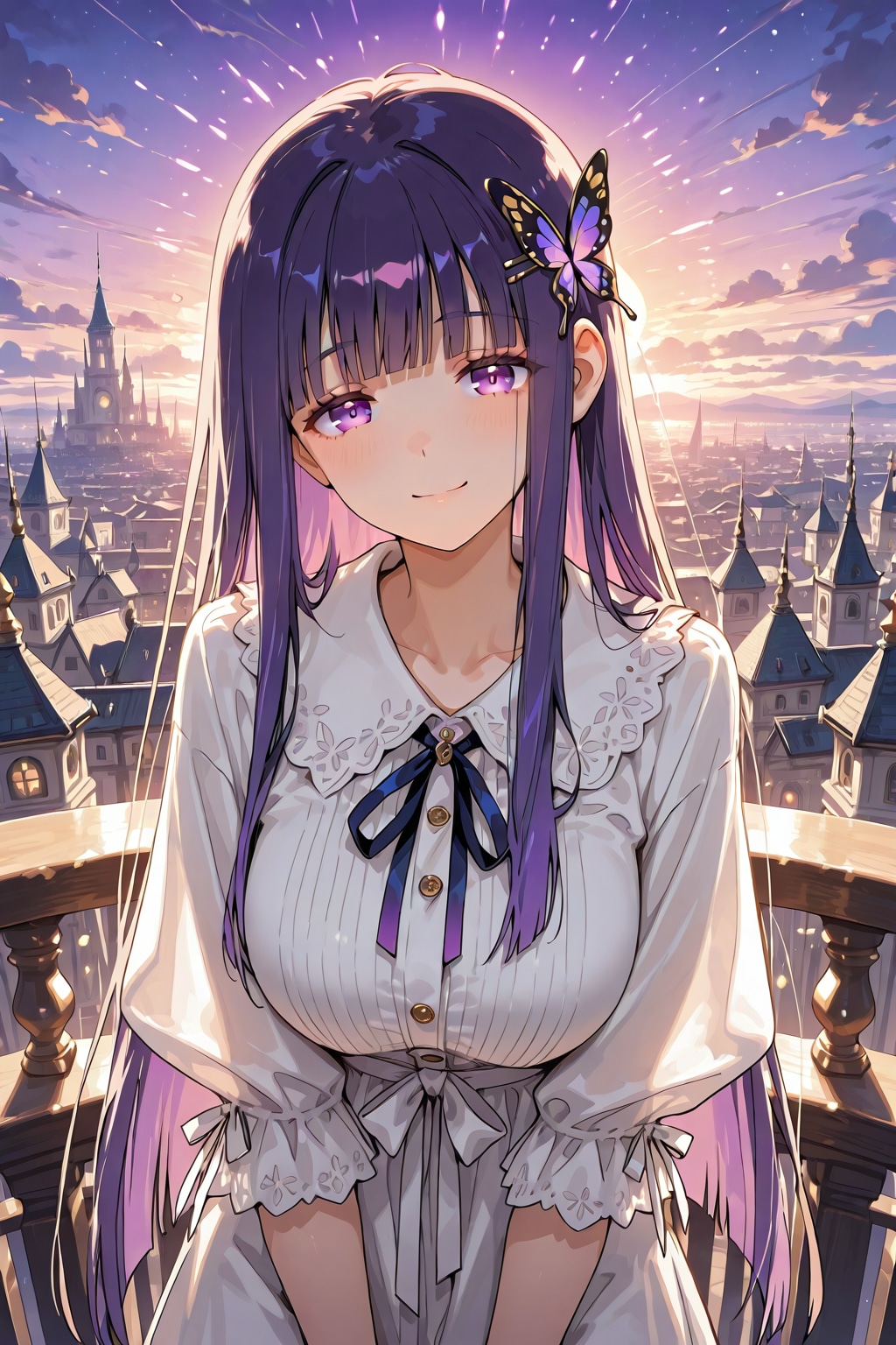 ちちぷい画像生成② 紫音ちゃん